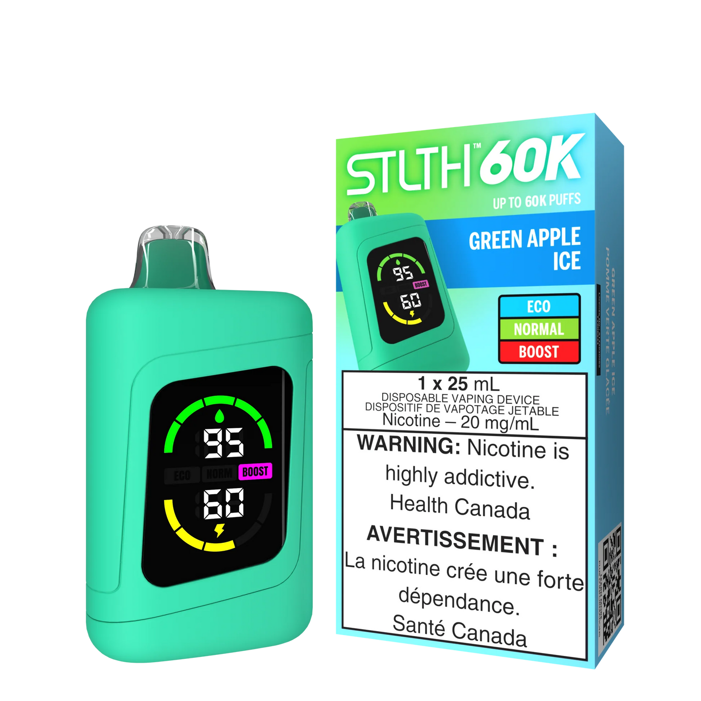 Stlth 60000 Green Apple Ice (Provincial Tax)