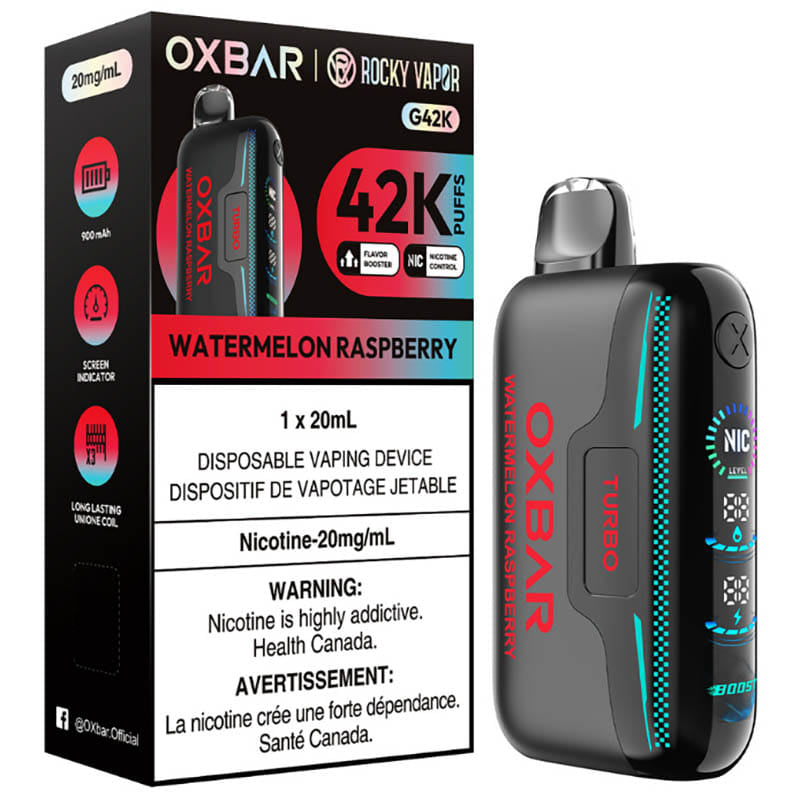 Oxbar 42k Watermelon Raspberry (Provincial tax)