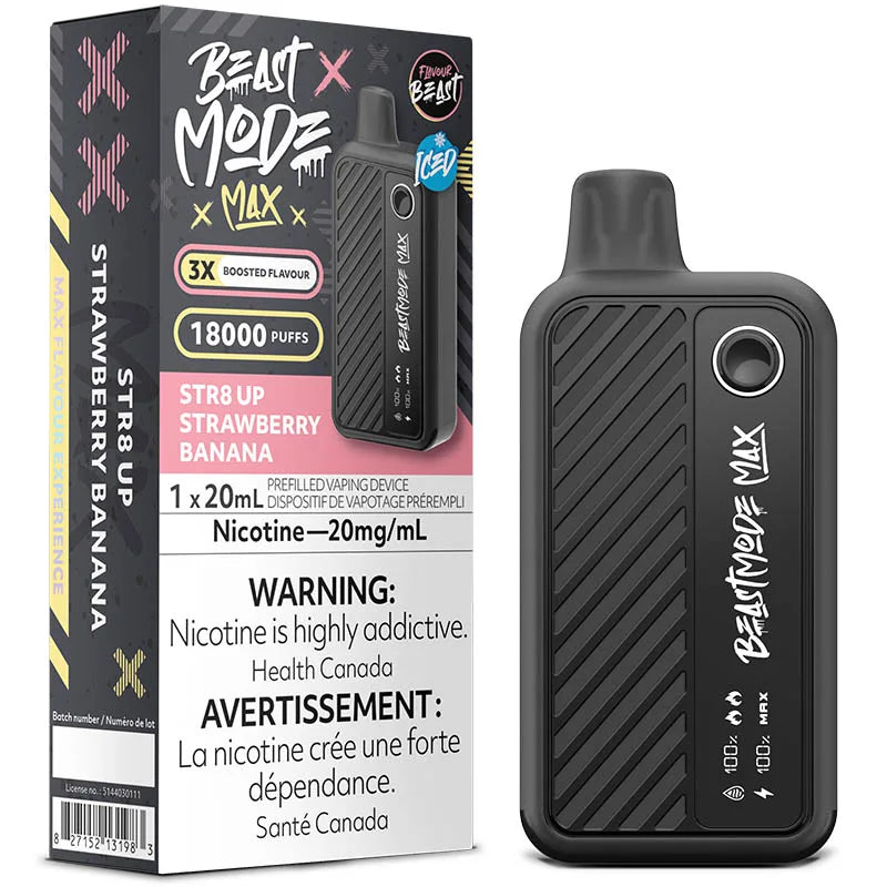 Flavour beast 18k str8 strawberry banana *