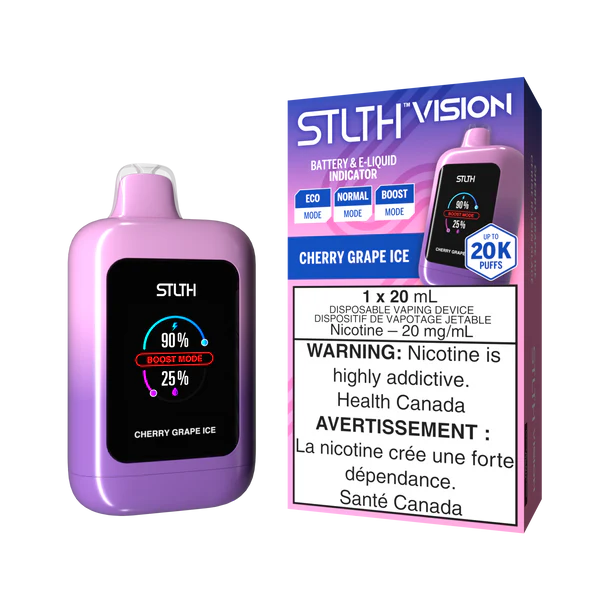 Stlth vision 20000 cherry grape ice (provincial)
