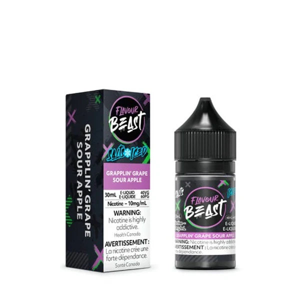 Flavour beast eliquid Grapplin’ Grape Sour Apple 20mg *