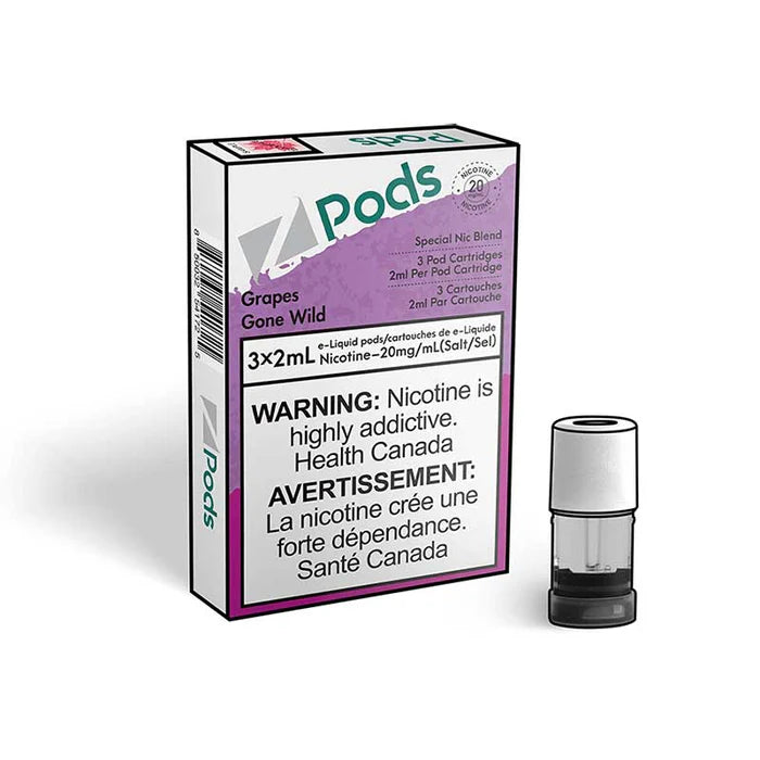 Zpods 2% Grape gone wild (Provincial Tax)