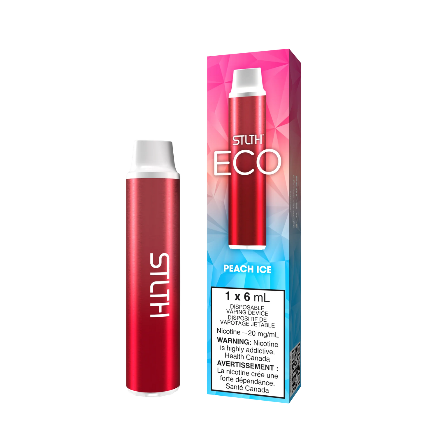 Stlth eco Peach ice (Provincial tax)