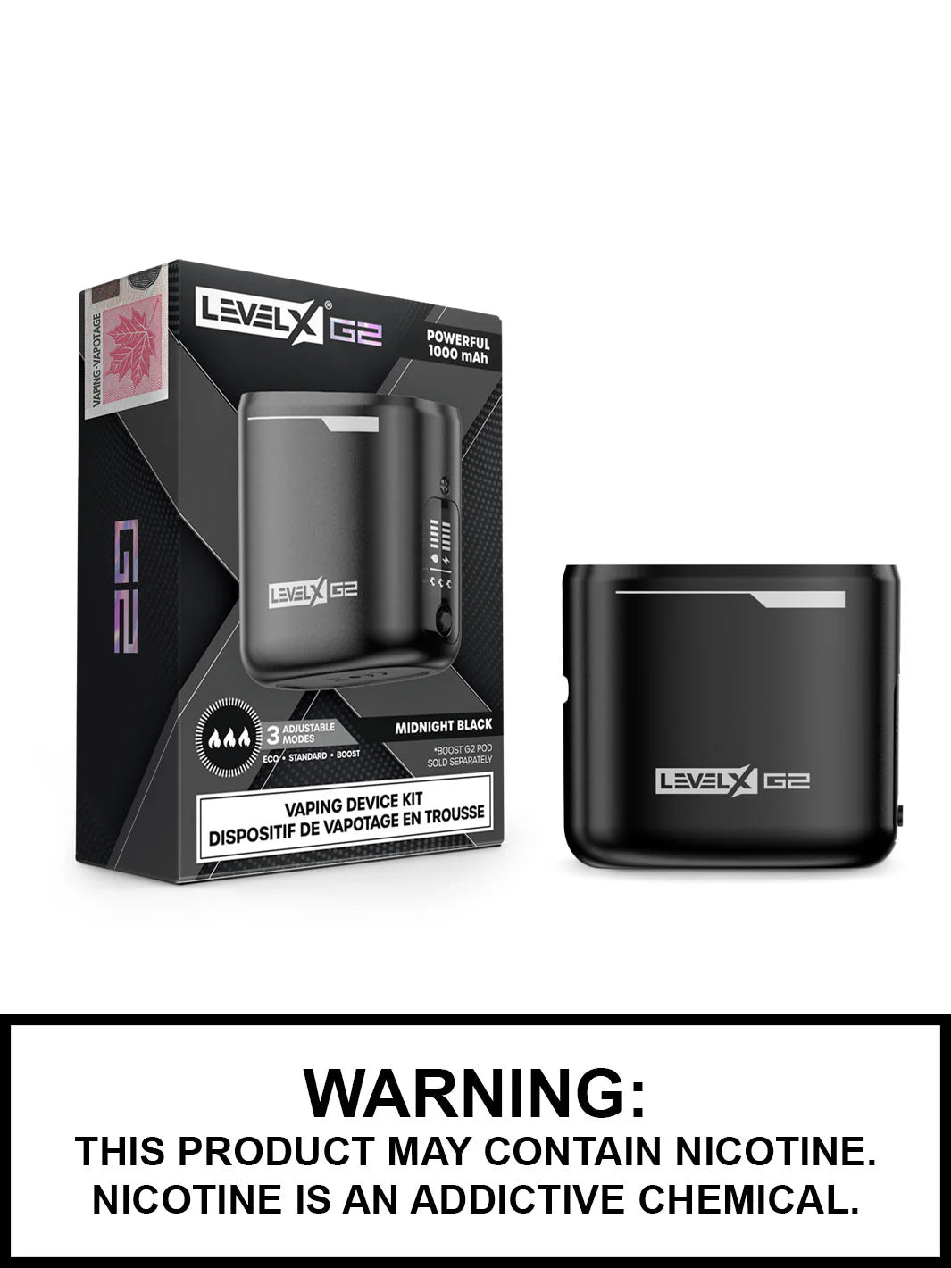 Level x g2 battery (midnight black)