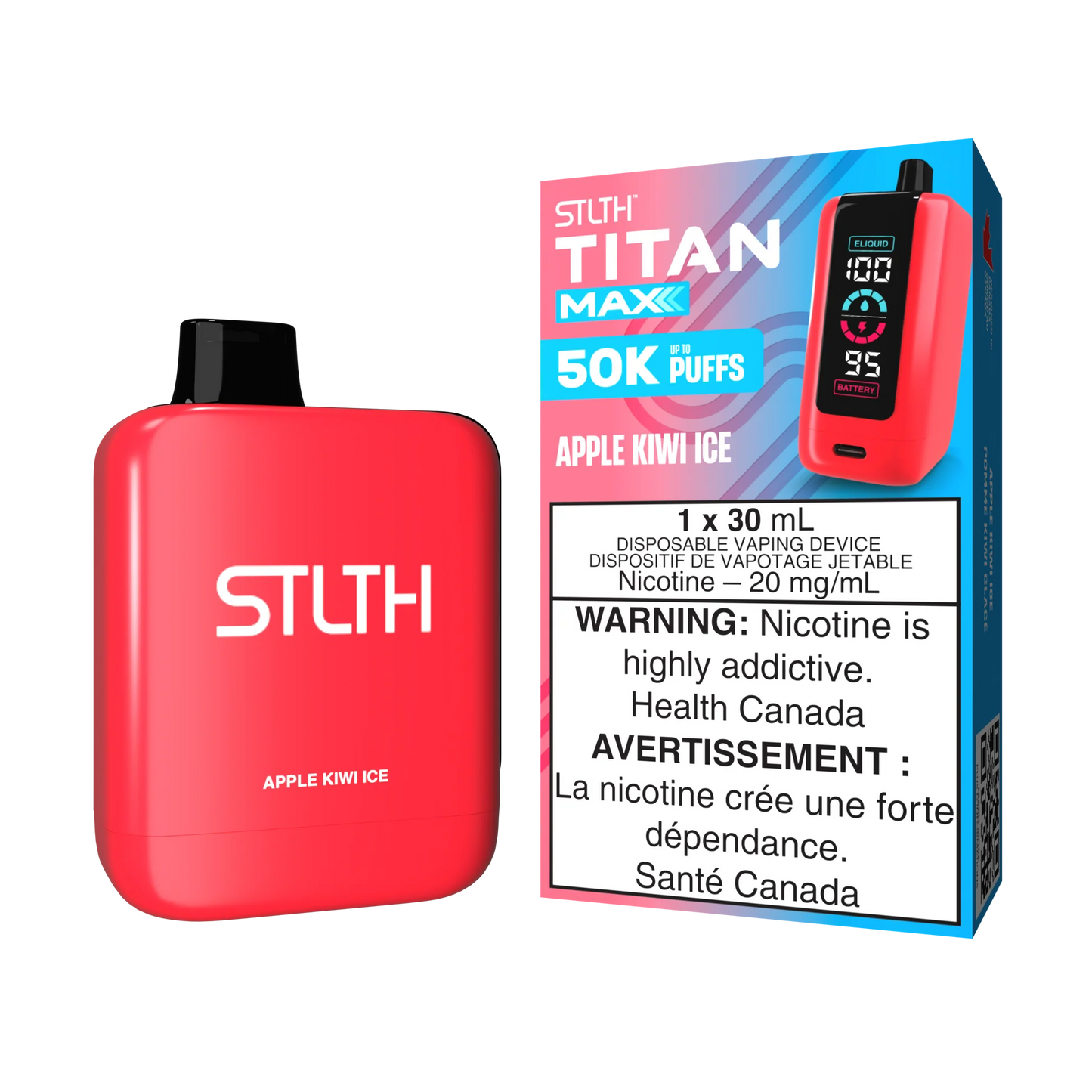 Stlth Titan max 50000 apple kiwi ice (provincial)