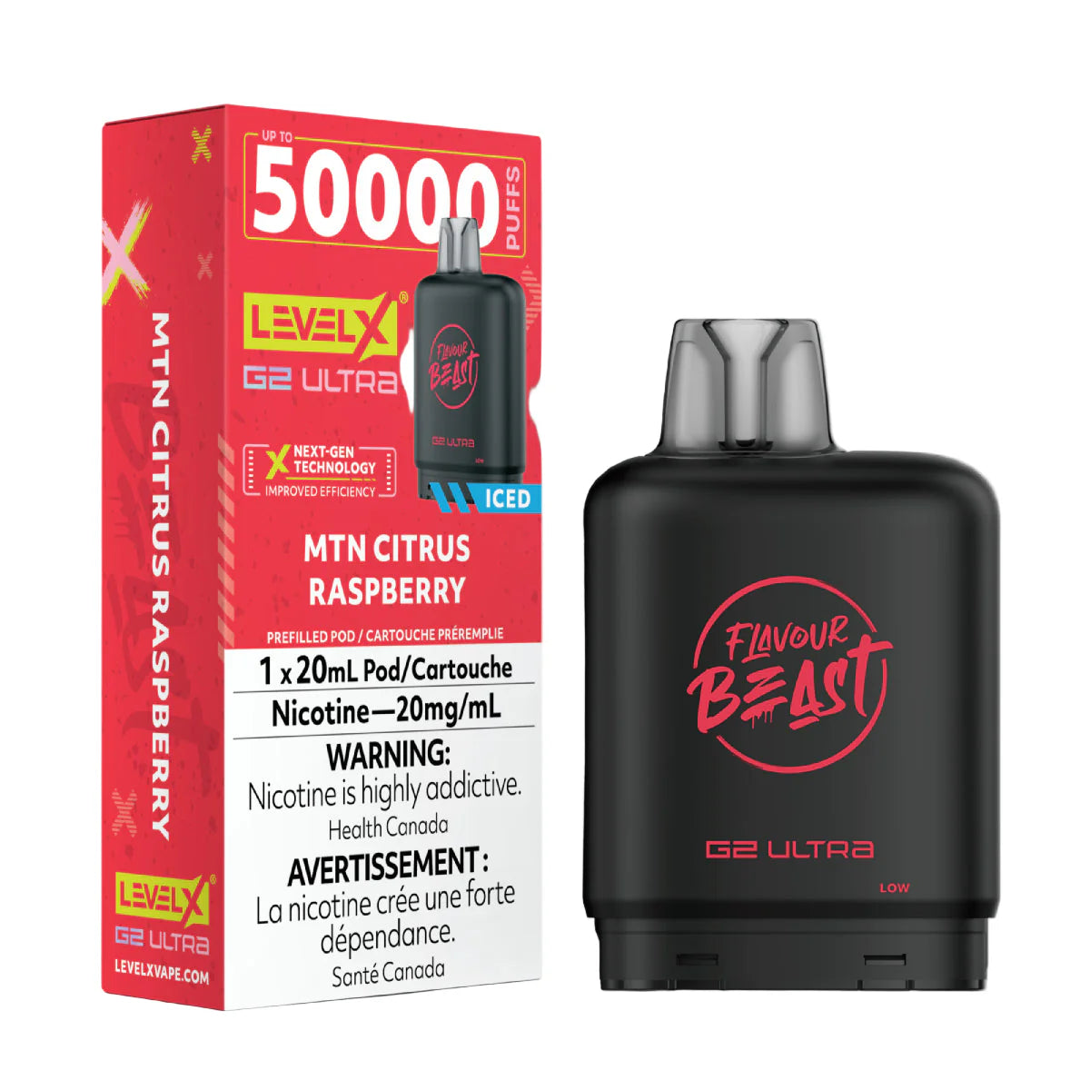 Level X 50k MTN Citrus Raspberry*