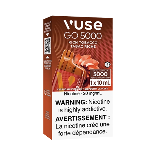 Vuse go 5k rich tobacco (provincial tax)