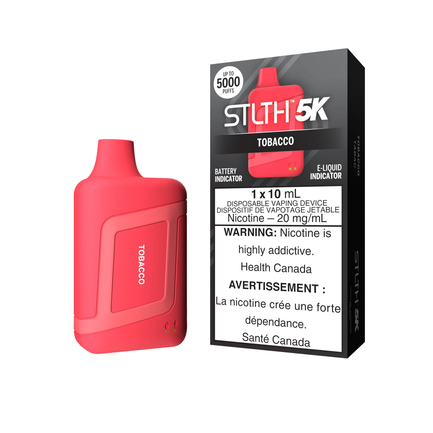 Stlth 5000 tobacco (provincial tax)
