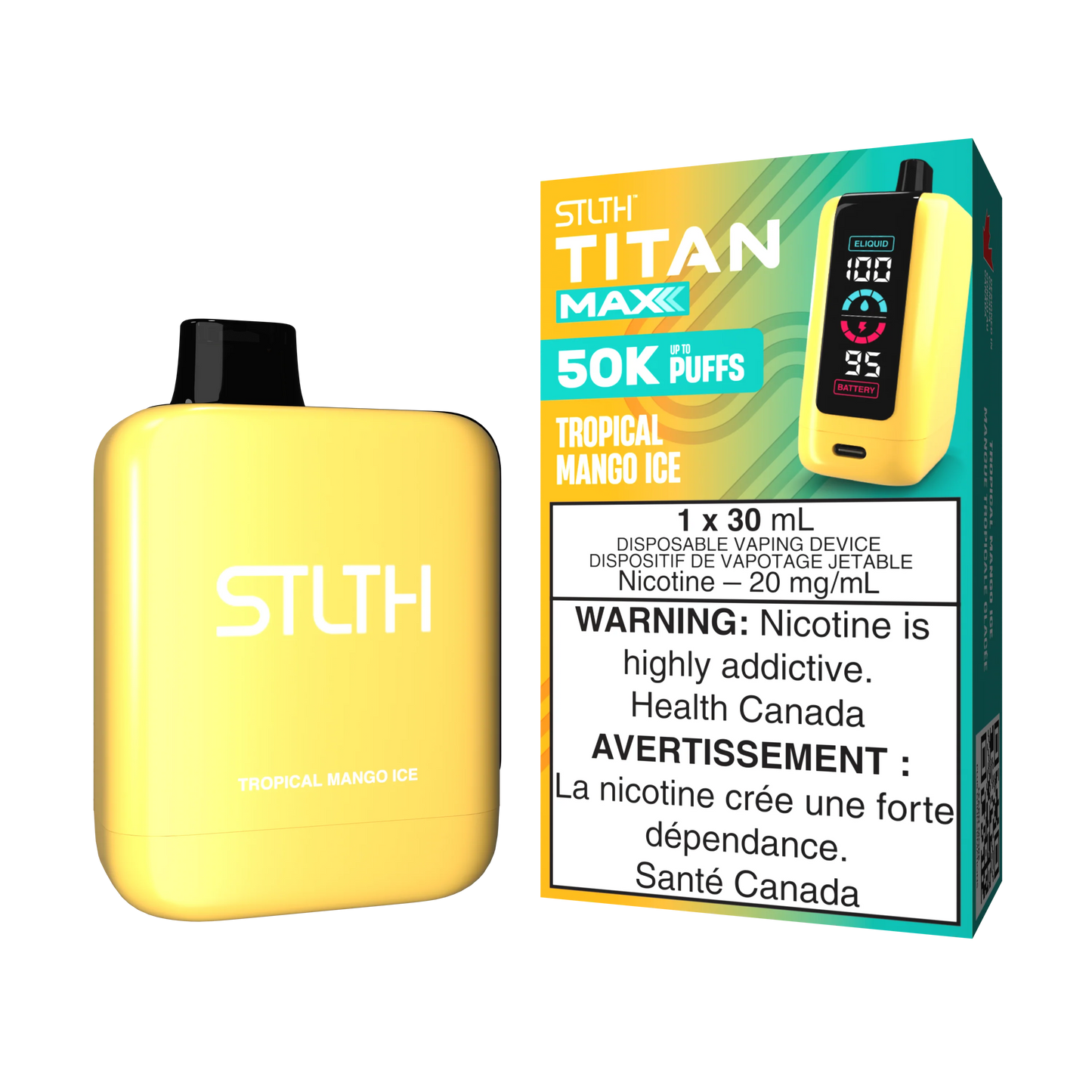Stlth Titan max 50000 tropical mango ice (Provincial Tax)