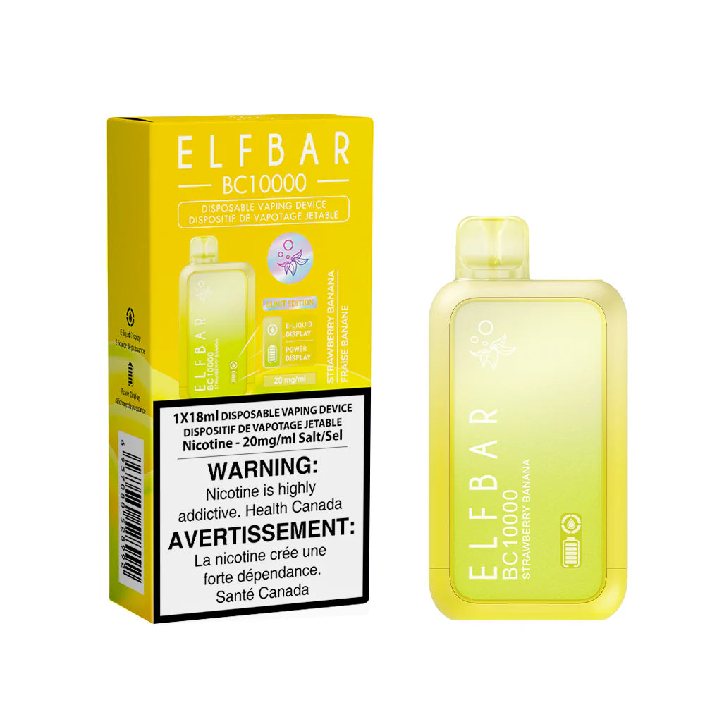 Elfbar BC 10000 strawberry banana (Provincial tax)