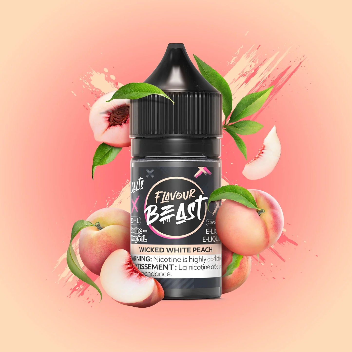 Flavour Beast eliquid Wicked White Peach 20mg/30ml *
