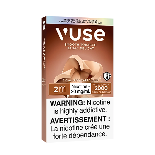 Vuse Pod Smooth Tobacco 20mg (provincial Tax)