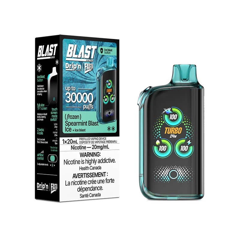 Dripn blast 30000 spearmint ice*