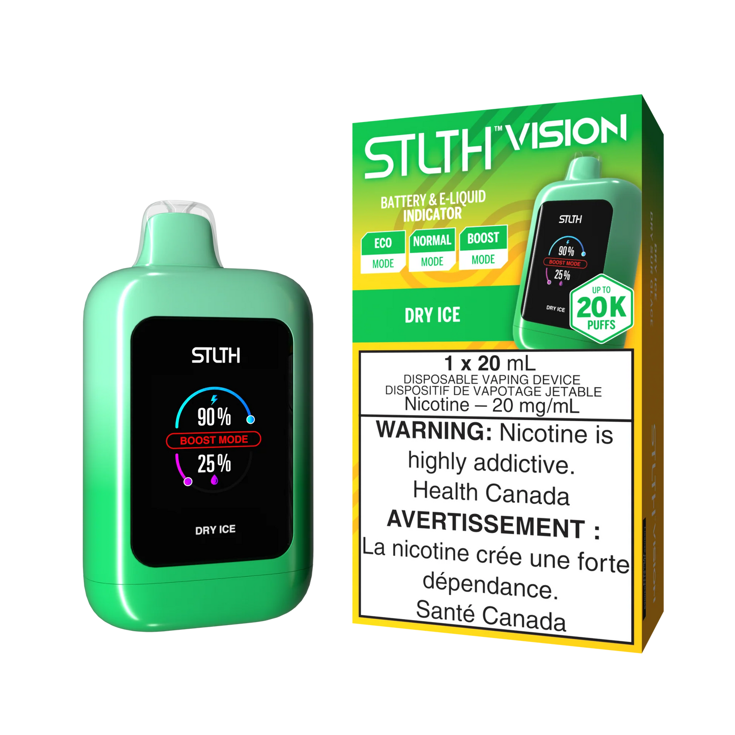 Stlth vision 20000 dry ice (provincial tax)
