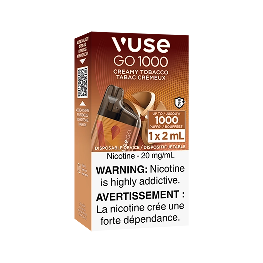 Vuse Go 1k Creamy Tobacco (provincial tax)