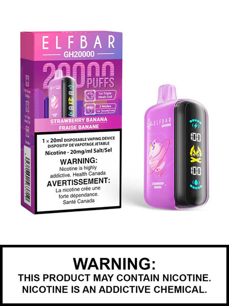 Elfbar GH 20000 Strawberry Banana (provincial tax)