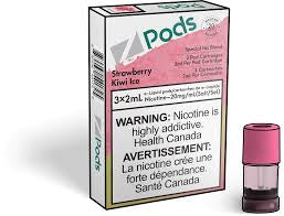Zpods 2% Strawberry kiwi ice(Provincial Tax)