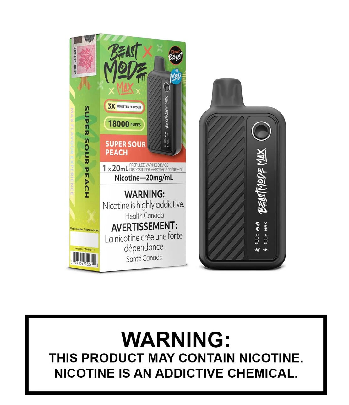 Flavour Beast - Beast Mode Max Super Sour Peach 18k*