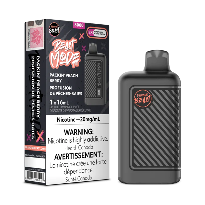 Flavour beast 8k packin’ peach berry *