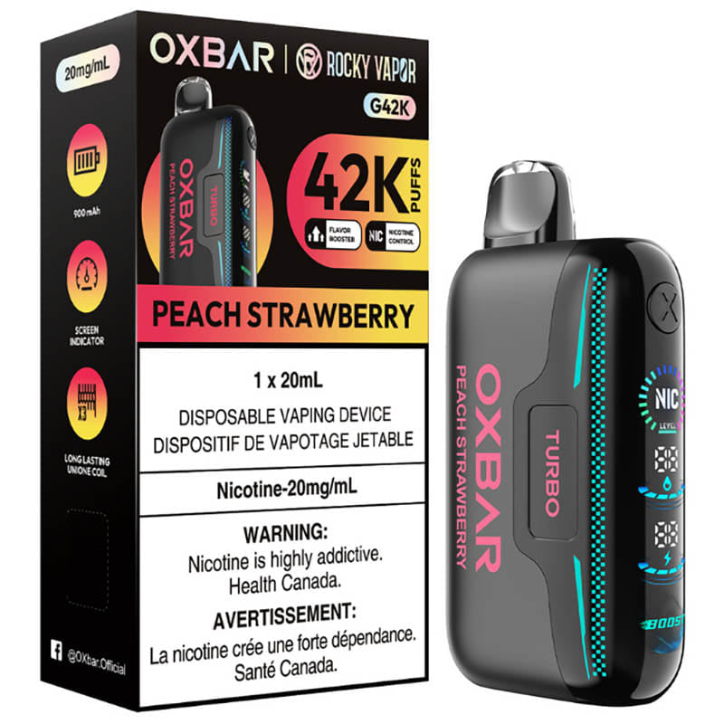 Oxbar 42k Peach strawberry (Provincial tax)