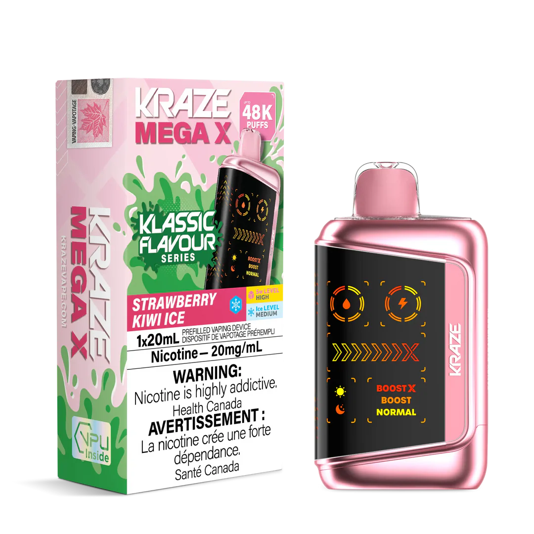 Kraze Mega X Klassic 48k Strawberry Kiwi Ice (Provincial)