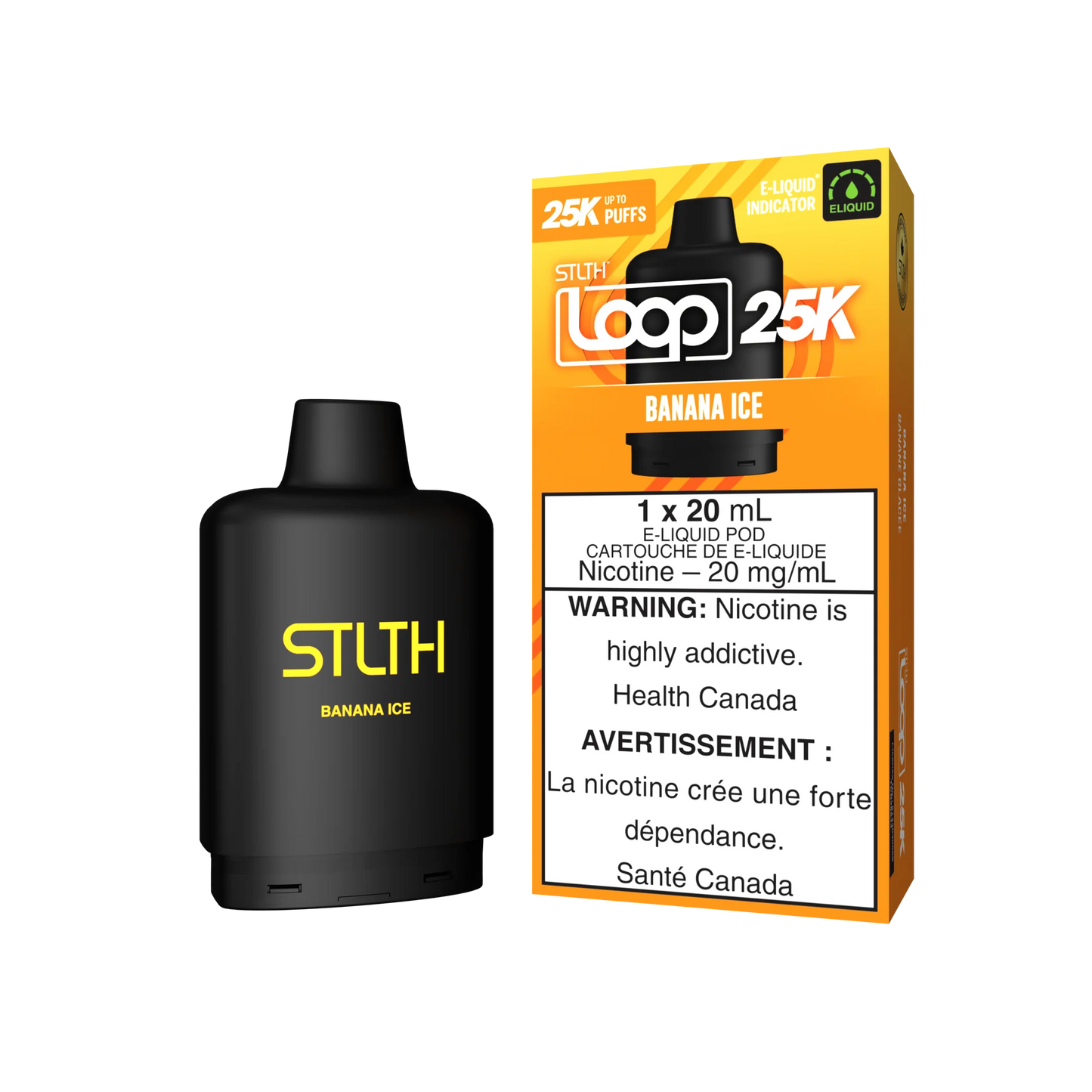 STLTH Loop pods 25k Banana Ice (Provincial Tax)