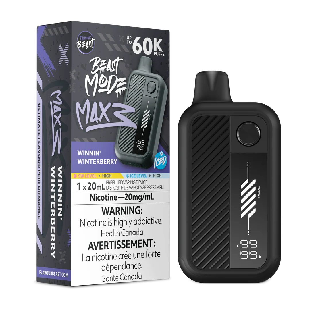 Flavour Beast Max 3 60k Winnin Winterberry Ice (Provincial)