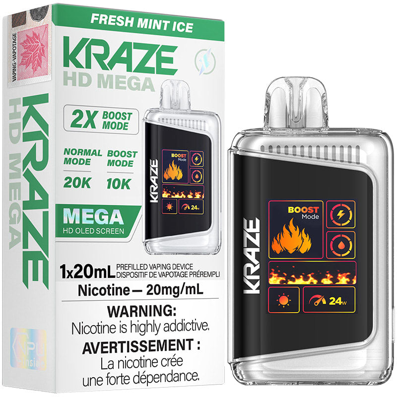 Kraze hd 20k fresh mint ice *
