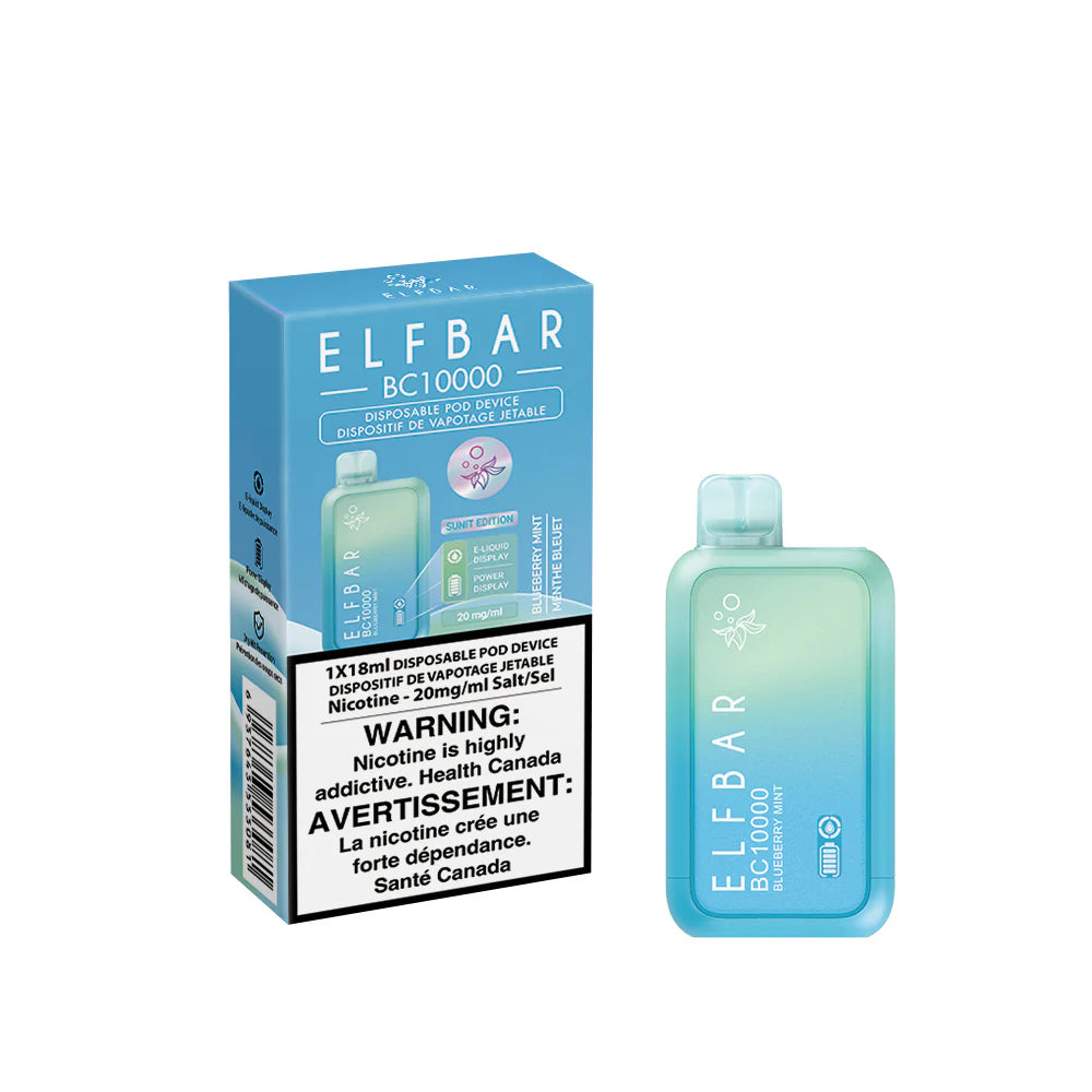Elfbar BC 10000 Blueberry mint (Provincial tax)