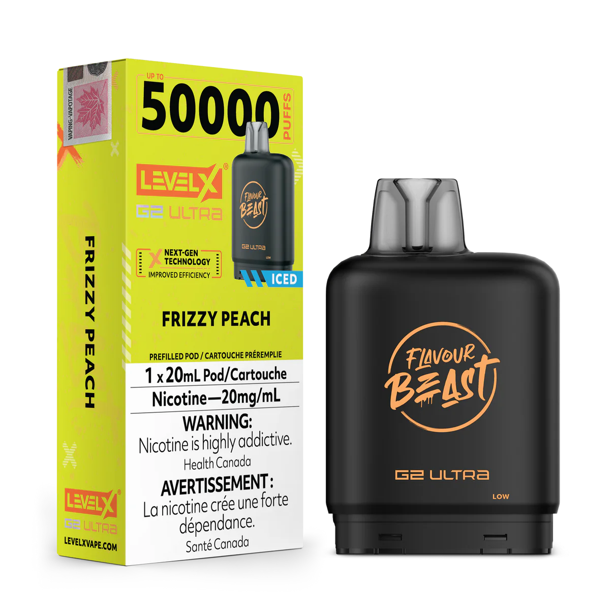 Level x g2 ultra 50k frizzy peach *