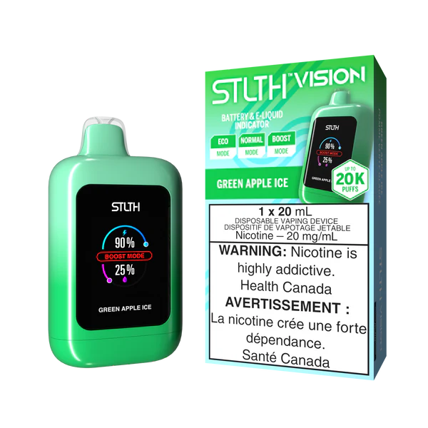 Stlth vision 20000 green apple ice (provincial tax)