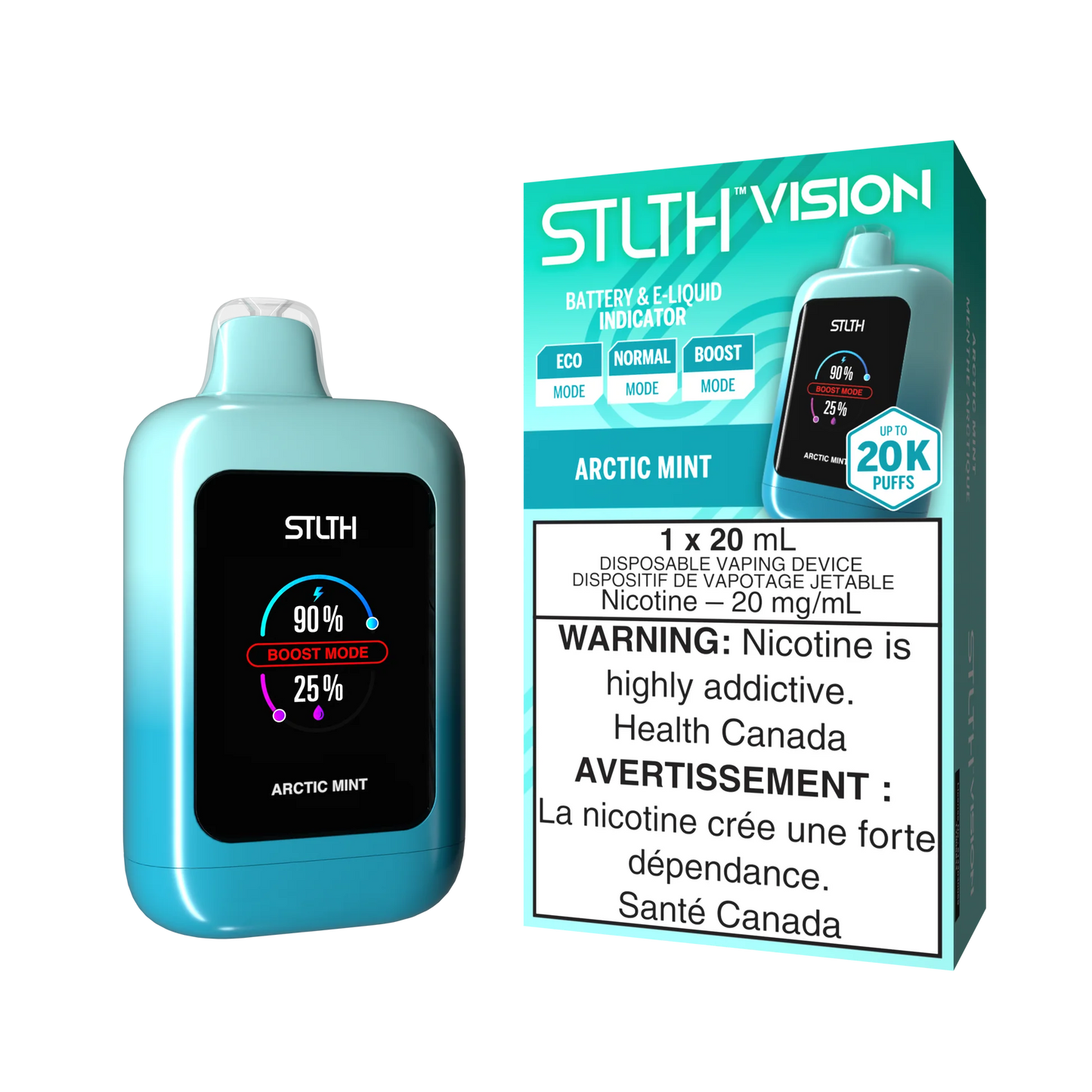 Stlth vision 20000 arctic mint (provincial tax)