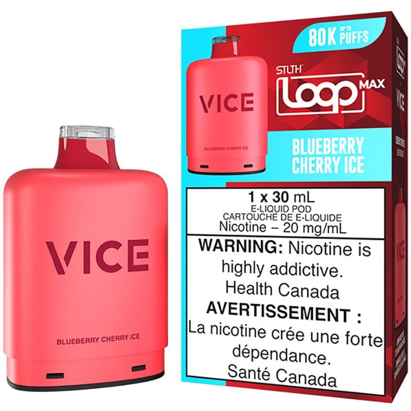 Stlth loop max x Vice 80k Blueberry Cherry Ice*