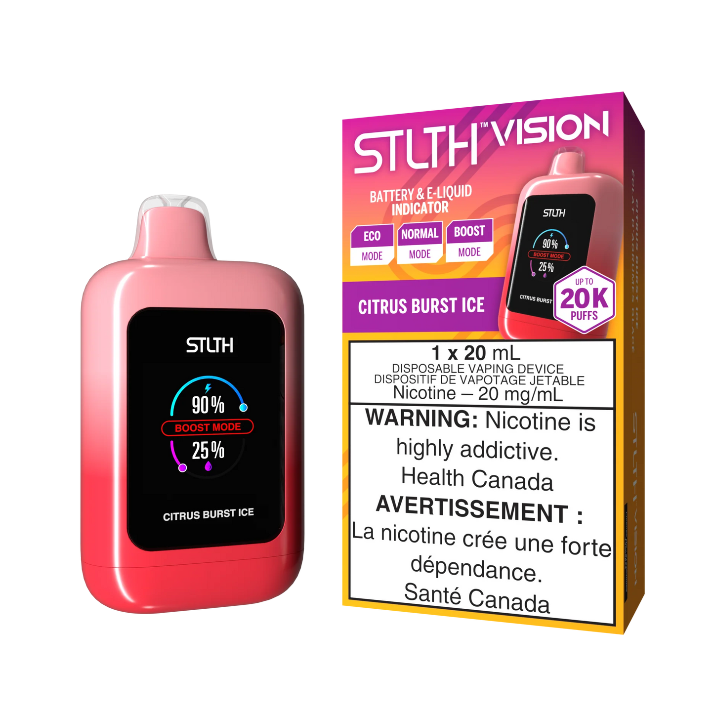 Stlth vision 20000 citrus burst ice (provincial)