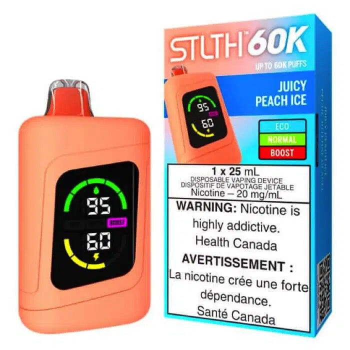 Stlth 60000 juicy peach ice( provincial tax)