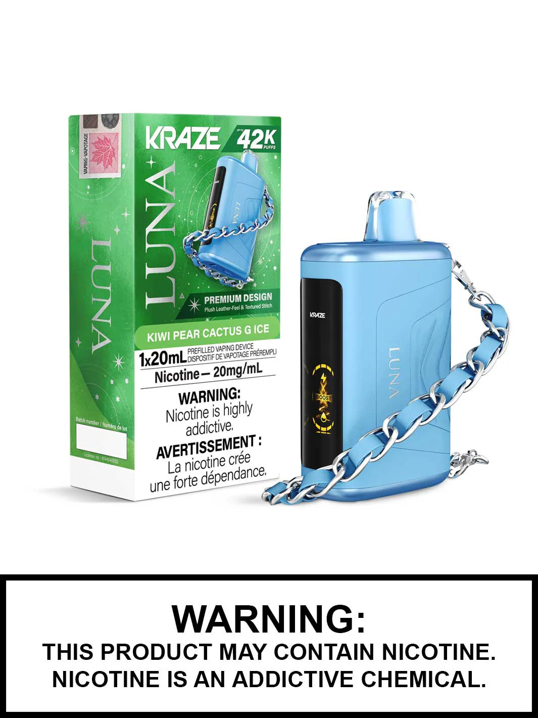Kraze Luna 42k Kiwi pear cactus g ice(Provincial Tax)