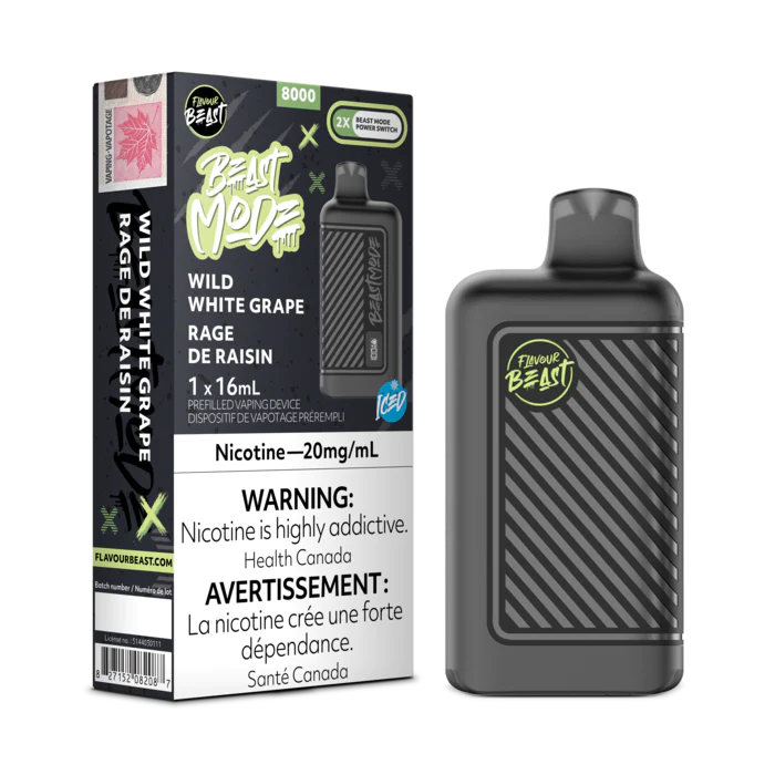 Flavour beast 8k Wild white grape*