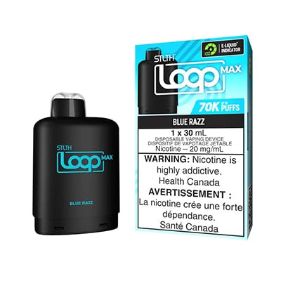 STLTH Loop pods 70k Blue razz (Provincial tax)