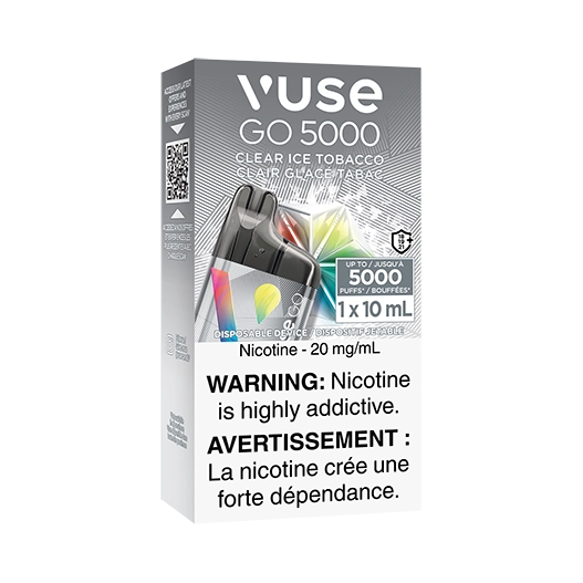 Vuse go 5k clear ice Tobacco (provincial tax)