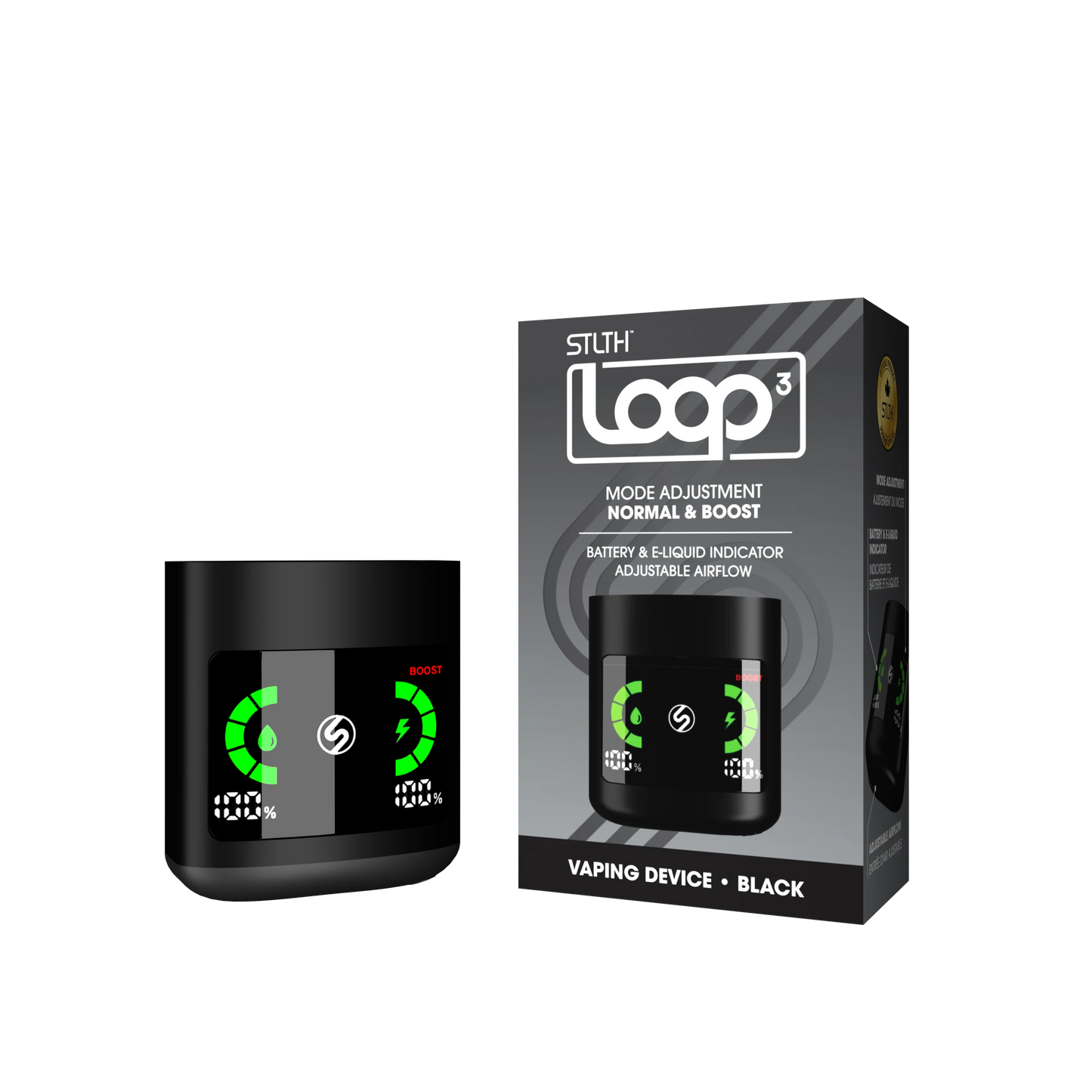 Stlth loop 3 battery black