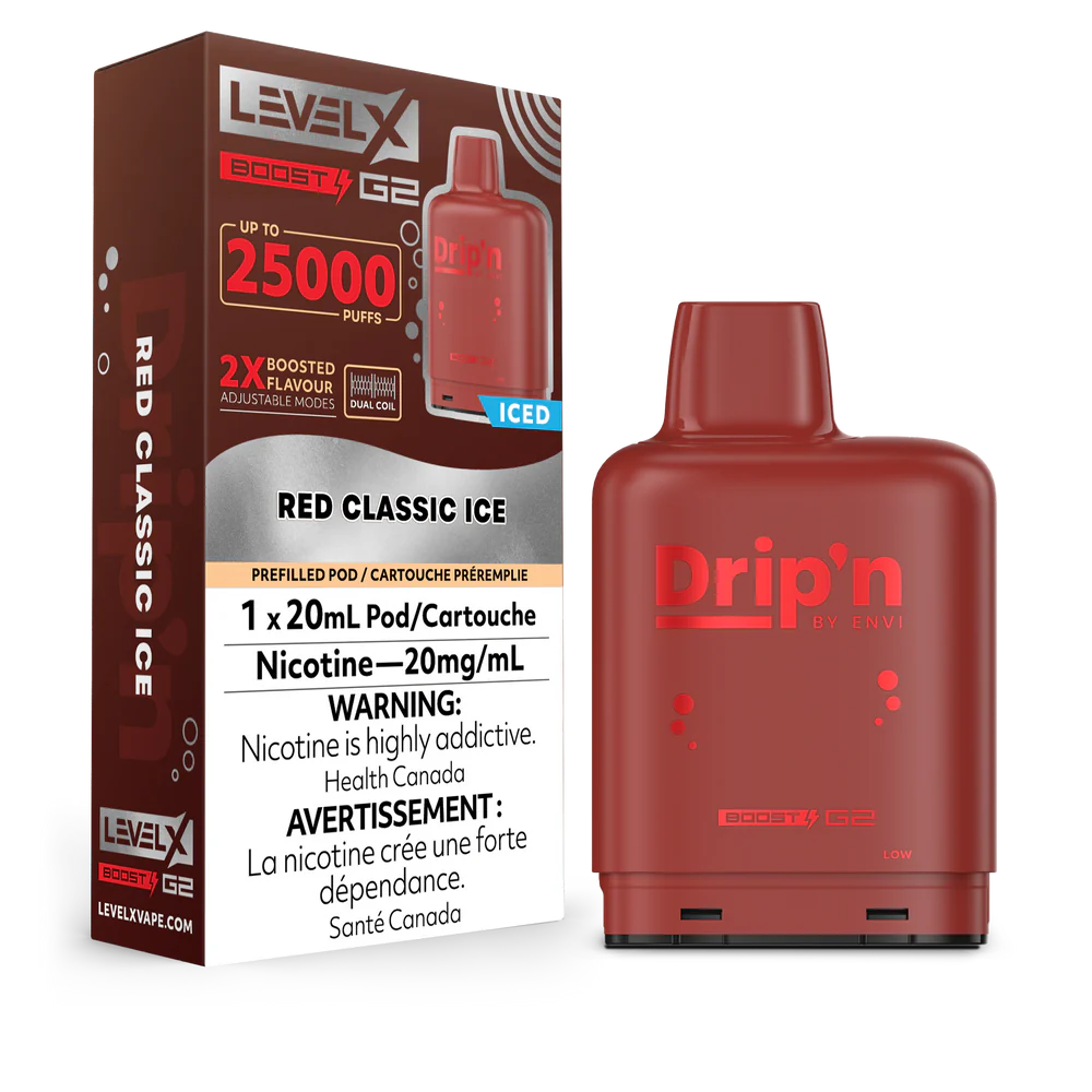Dripn level x 25000 red classic ice(provincial)