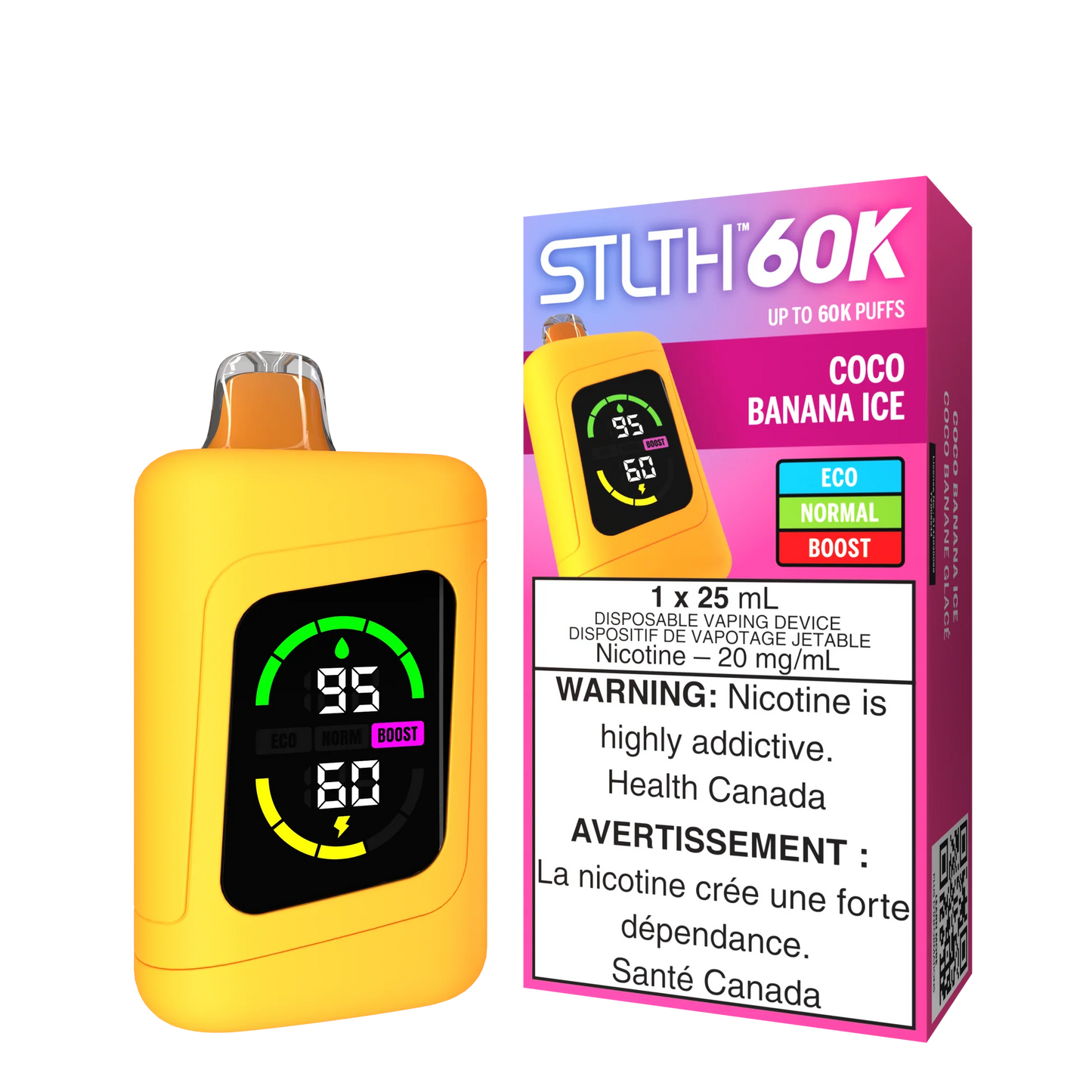 Stlth 60000 Coco Banana Ice (Provincial Tax)