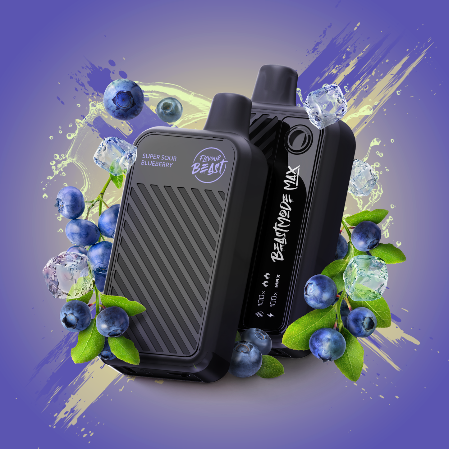 Flavour Beast - Beast Mode Max Super Sour blueberry 18k*