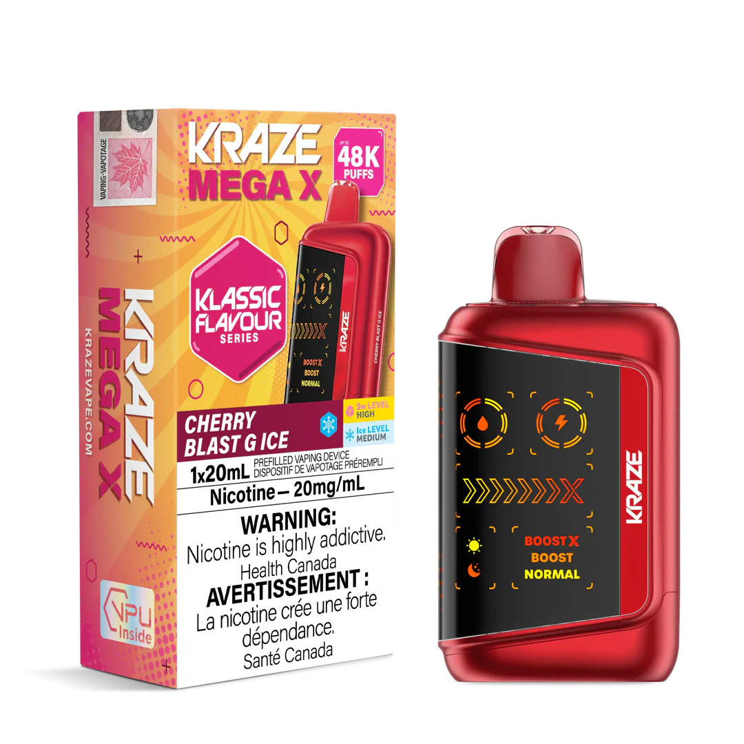 Kraze Mega X Klassic 48k Cherry Blast G Ice (Provincial)