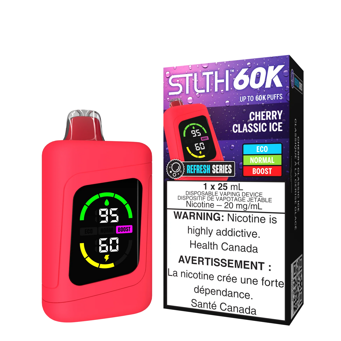 Stlth 60000 Cherry classic ice (Provincial Tax)