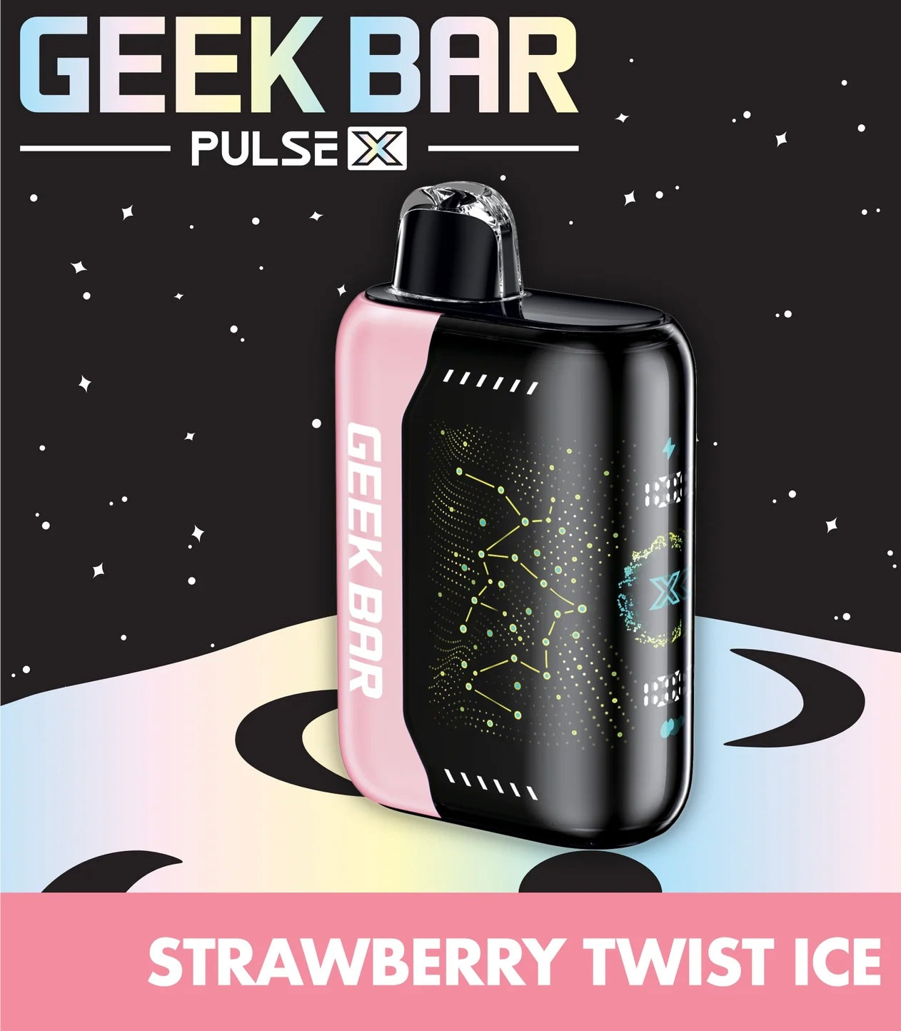 GEEK BAR PULSE X 25K STRAWBERRY TWIST ICE*