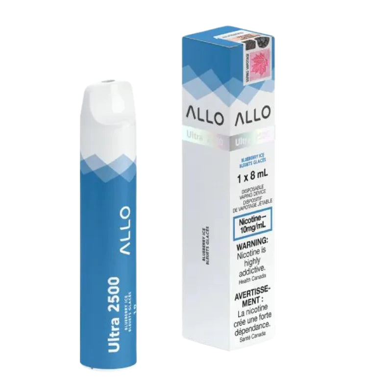 Allo Ultra 2500 blueberry ice 10mg *