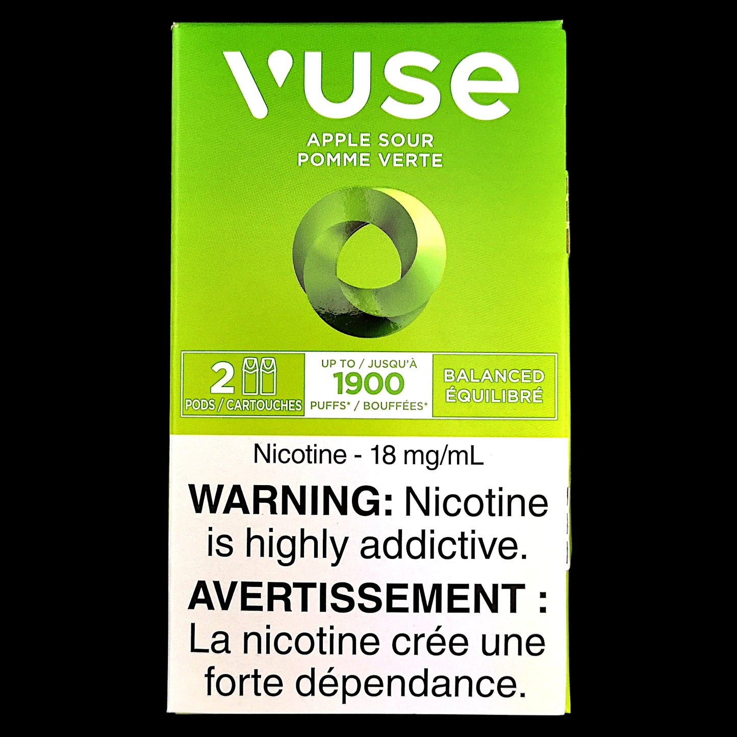 Vuse Pod Apple Sour pods (provincial tax)