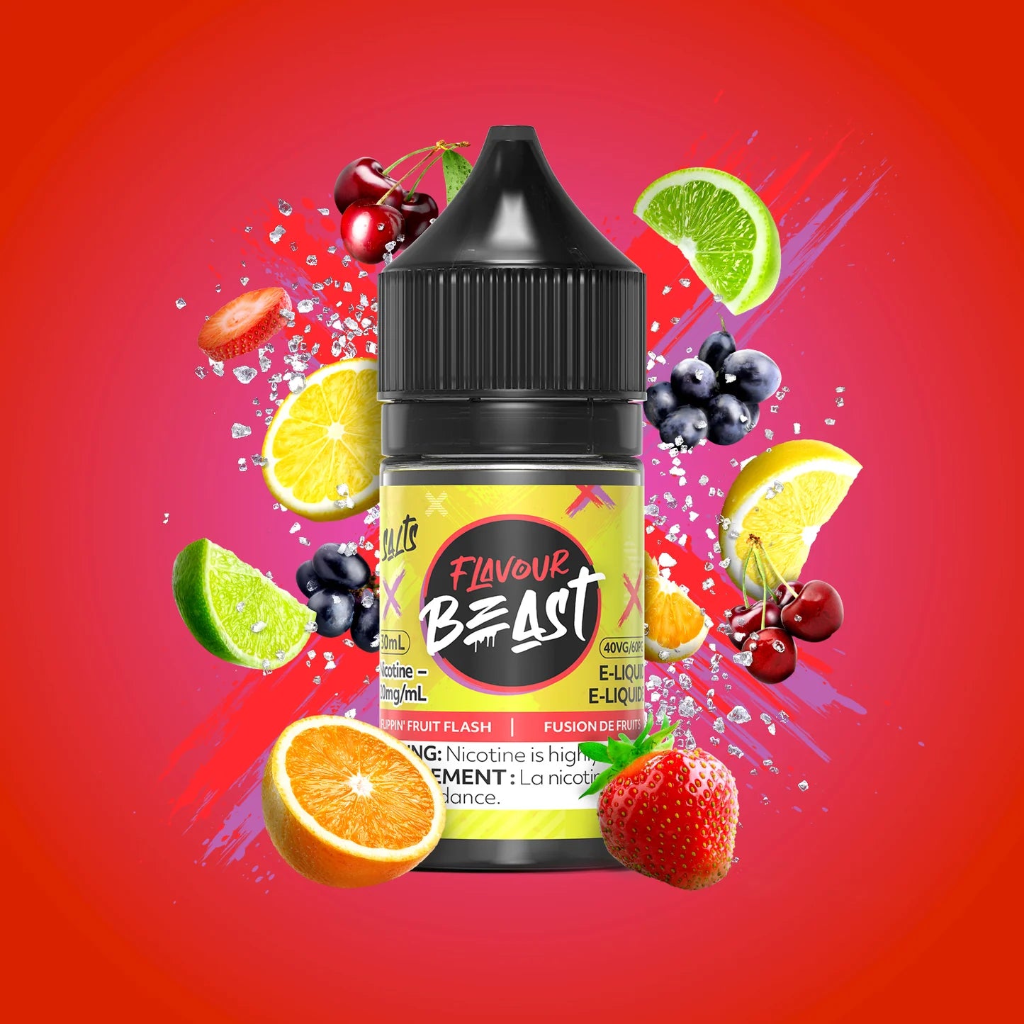 Flavour beast eliquid Flippin fruit flash 10mg *