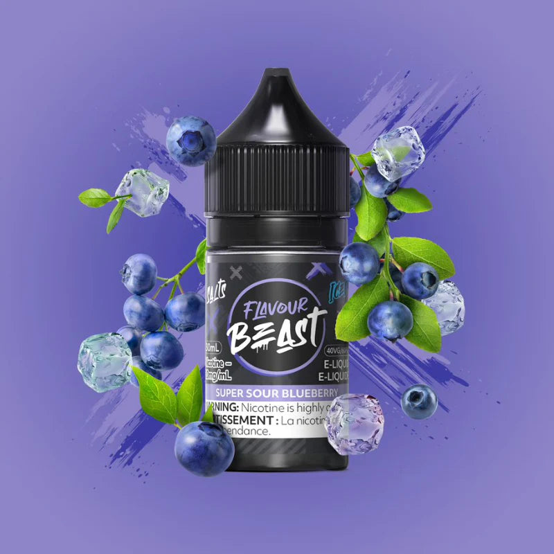 Flavour beast eliquid Super sour blueberry 10mg *